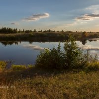 Солнце над озером :: Александр Синдерёв