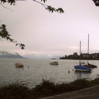 Швейцария. Г. Монтре. Женевское озеро. :: Владимир Драгунский