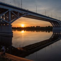 Мост.Отражение. :: Виктор Евстратов