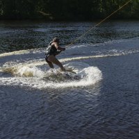 Вейкбординг. Город Нижний Новгород, Сормовский парк отдыха. :: Фёдор Куракин