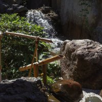 Сиси-одоси. Бамбуковый фонтан в японском саду. :: Людмила Гулина