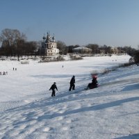 Зимой на реке Вологда :: ИРЭН@ .