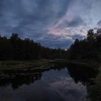 Закат на реке Нерль :: Денис Бочкарёв