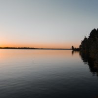 Закат на озере :: Вадим Басов