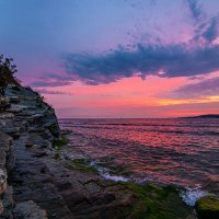 Море-скалы-закат :: Николай Н