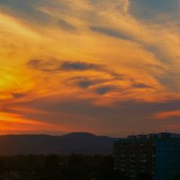 Осенний закат. :: Виктор Иванович Чернюк