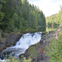 Водопад заповедника Кивач в Карелии :: Николай 