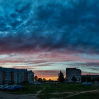 Панорама летнего заката :: Анатолий Клепешнёв