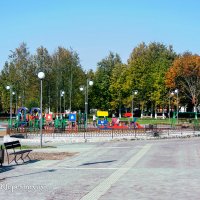 Парк в Шумилино после реконструкции. (Снято на Canon EOS 300d) :: Анатолий Клепешнёв