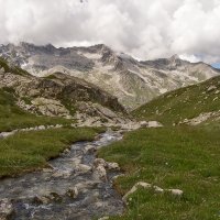 "К началу ручья дойду... Присяду, смотрю, как встают облака над горой..." (Ван Вэй). :: Петр Фролов