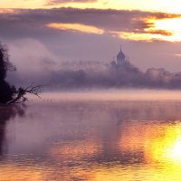 Николо-Перервинский монастырь утром 10 октября :: Михаил Бибичков