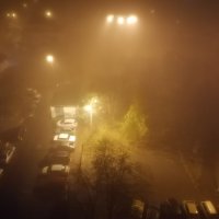 Ночной туман. Осень :: Сергей Тимоновский