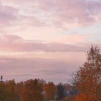 Осеннее небо над Нерехтой :: Наталья Шабалина 