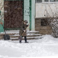 Про снегопад и дворников 3. :: Анатолий. Chesnavik.