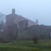 Руины замка Шаакен. Туман. :: Павел Дунюшкин
