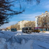 Зима в городе. :: Виктор Иванович Чернюк