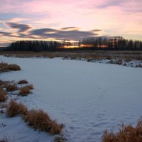 Спит река подо льдом... :: Нэля Лысенко