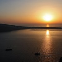 Закат на острове Санторини :: Анна Скляренко