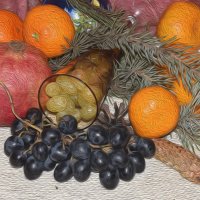 Вкусные фрукты. :: Валентина  Нефёдова 
