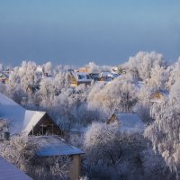 За окном белым-бело. :: Петр Беляков