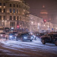 В Петербурге настоящая зима. :: Олег Бабурин