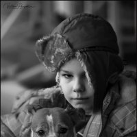 мальчик с собакой :: Виктор Перякин