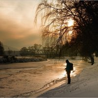 Зимняя река :: Daniela Dluhošová