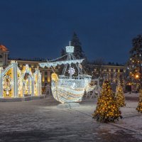 Соборная площадь в новогоднем убранстве 2022 :: Игорь Сарапулов