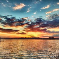 Г Андрушовка, Житомирская область, красивый закат Солнца на речке Гуйва 22.10.2021 :: Сергей Ионников