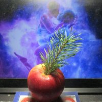 Новогоднее яблоко из райского сада... искушает своей кажущейся доступностью! :: Alex Aro Aro Алексей Арошенко