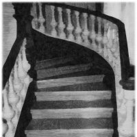Поднимаясь по лестнице не сильно работай локтями, не расталкивай рядом идущих. ... :: Tatiana Markova
