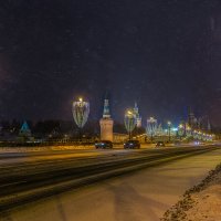 Москва. Вид на Большой Москворецкий мост. :: Борис Гольдберг