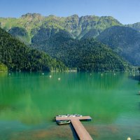 Озеро Рица Абхазия 2021 :: Александр Леонов