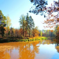 Осенняя река :: Андрей Снегерёв