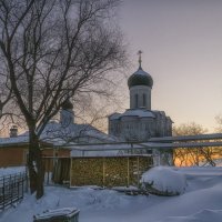 Вечер у храма Покрова-на-Нерли :: Сергей Цветков