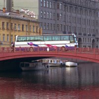 Санкт-Петербург. Красный мост на Фонтанке. :: Игорь Олегович Кравченко