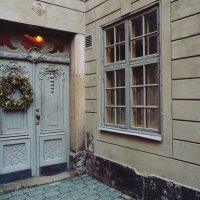 Старинная дверь Стокгольм Швеция :: wea *