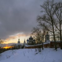 Вечерний монастырь :: Сергей Цветков