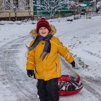 Радость первого снега! :: Людмила Кузив-Ершова