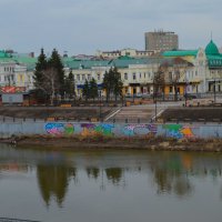 Омск — один из крупнейших городов России, расположенный на слиянии рек Иртыша и Оми, крупный научный :: Savayr 