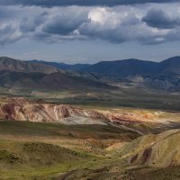 Марсианские пейзажи Кызыл-Чина :: Виктор Четошников