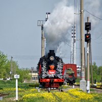 «Ретро-поезд «Победа» :: Дмитрий Емельянов