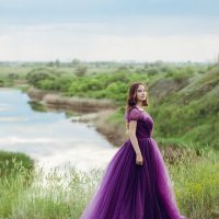 Фиолетовый цветок :: Елена Энютина