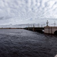 В гранит оделася Нева, мосты повисли над водами ... :: Евгений 