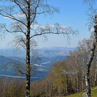 Панорама Алтая с высоты 1020 :: Татьяна Лютаева