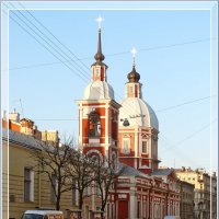 Пантелеймоновская церковь 18-го века постройки на ул. Рылеева в СПБ :: Стальбаум Юрий 