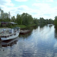 Усть-Ижора в районе впадения в Неву :: alemigun 