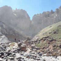Водопад Султан в пыли после схождения селя в прошлом году :: Ирина 