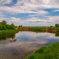 Июнь на берегах реки Клязьмы :: Андрей Дворников