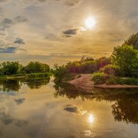 Июньский закат на берегах реки Клязьмы # 02 :: Андрей Дворников